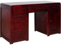 Woodsworth Puebla Solid Wood Computer table in Passion Mahogany finish