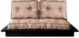 Woodsworth Puebla Upholstered Two Seater Sofa In Espresso Walnut Finish