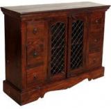 Woodsworth Puhar Elegant Jali Inspired Sideboard In Provincial Teak Finish