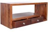 Woodsworth Queretaro Solid Wood Entertainment Unit In Dual Tone Finish