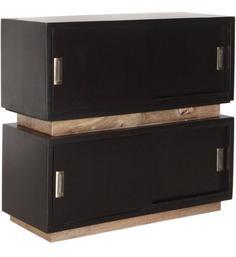 Woodsworth Quito File Solid Wood Cabinet With Sliding Door