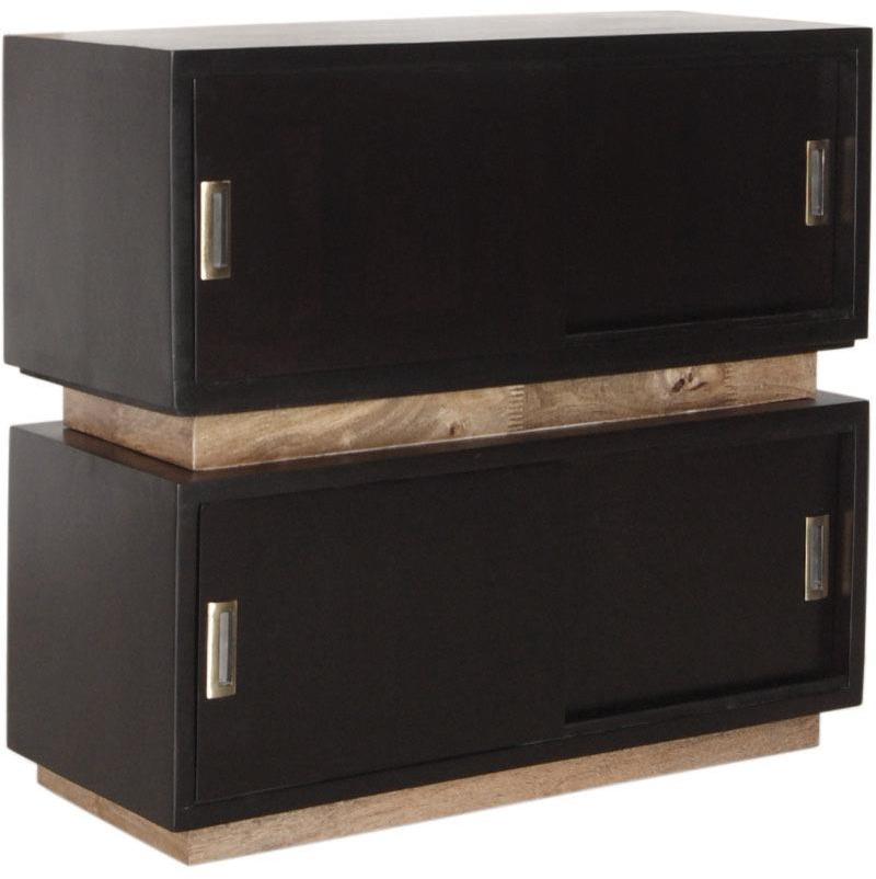 Woodsworth Quito File Solid Wood Cabinet with Sliding Door