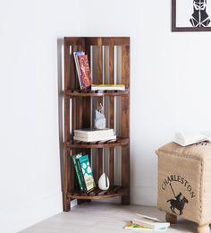 Woodsworth Quito Folding Book Shelf In Provincial Teak Finish