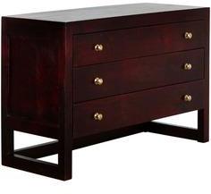 Woodsworth Quito Solid Wood Chest Of Drawers In Passion Mahogany Finish