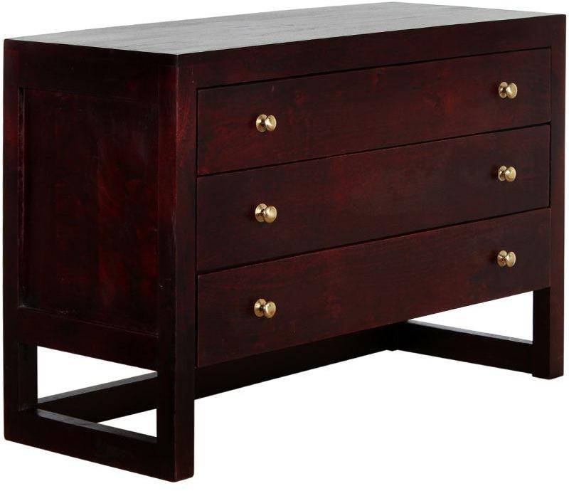 Woodsworth Quito Solid Wood Chest of Drawers in Passion Mahogany Finish