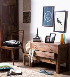 Woodsworth Quito Solid Wood Chest Of Drawers In Provincial Teak Finish