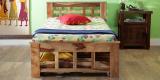 Woodsworth Raliegh Single Bed In Natural Sheesham Finish