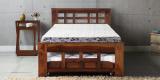 Woodsworth Raliegh Single Bed With Trundle In Provincial Teak Finish