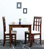 Woodsworth Raliegh Two Seater Dining Set In Provincial Teak Finish