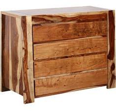 Woodsworth Recife Solid Wood Chest Of Drawers In Natural Finish