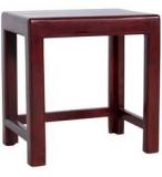 Woodsworth Recife Stool In Passion Mahogany Finish