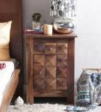 Woodsworth Reno Bedside Table In Provincial Teak Finish