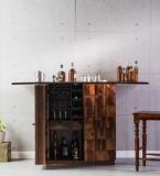 Woodsworth Reno Large Bar Cabinet In Provincial Teak Finish