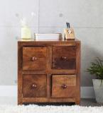 Woodsworth Richmond Solid Wood Bedside Table In Provincial Teak Finish