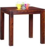 Woodsworth Rio Four Seater Solid Wood Dining Table In Honey Oak Finish