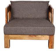 Woodsworth Rio Single Seater Sofa In Natural Finish