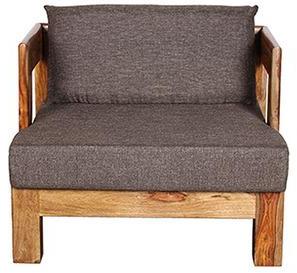 Woodsworth Rio Single Seater Sofa in Natural Finish