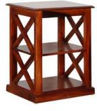 Woodsworth Rio Solid Wood End Table In Colonial Maple Finish