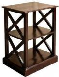 Woodsworth Rio Solid Wood End Table In Passion Mahogany Finish