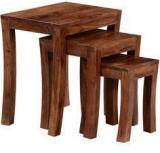 Woodsworth Rio Solid Wood Set Of Tables In Provincial Teak