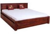 Woodsworth Robinson King Sized Bed With Storage In Colonial Maple Finish