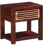 Woodsworth Rochester Bed Side Table In Dual Tone Finish