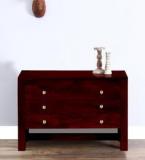 Woodsworth Rochester Chest Of Three Drawers In Passion Mahogany Finish