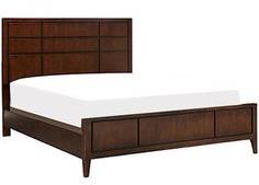 Woodsworth Rosario Queen Size Bed With Storage In Colonial Maple Finish