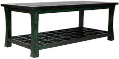 Woodsworth Rosario Solid Wood Coffee Table in Green Oak Finish