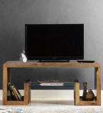 Woodsworth Rosendale Entertainment Unit In Natural Sheesham Finish