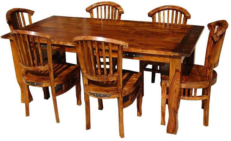 Woodsworth Saffron Cultured 6 Seater Dining Table Set