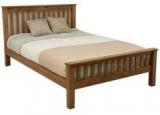 Woodsworth Saffron Queen Sized Bed In Natural Sheesham Finish