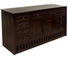 Woodsworth Saffron Simply Slatted Sideboard