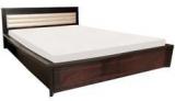 Woodsworth Saffron Tasteful King Size Bed With Storage In Espresso Walnut Finish