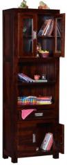 Woodsworth Salvador Double Hutch Cabinet in Honey Oak Finish