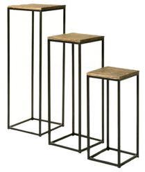 Woodsworth Salvador Set Of Three Stools