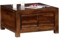 Woodsworth Salvador Storage Solid Wood Coffee Table In Provincial Teak Finish