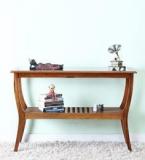 Woodsworth San Clemente Console Table In Honey Oak Finish