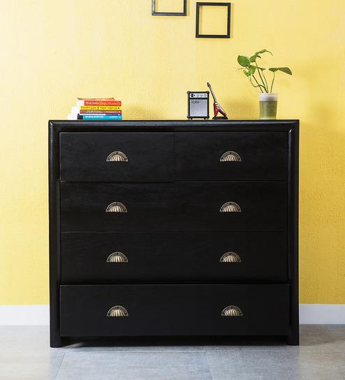 Woodsworth San Jose Chest Of Drawers in Espresso Walnut Finish