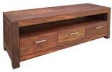 Woodsworth San Jose Entertainment Unit In Natural Sheesham Finish