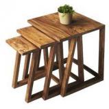 Woodsworth San Jose Set Of Tables In Provincial Teak Finish