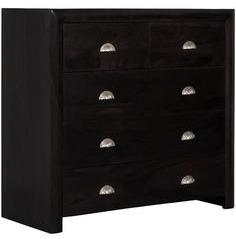 Woodsworth San Jose Solid Wood Chest Of Drawers In Espresso Walnut