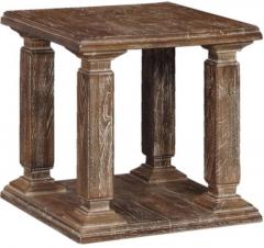 Woodsworth San Juan End Table in Grey Finish