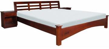 Woodsworth San Juan King Size Bed With Bed Side Tables In Honey Oak Finish