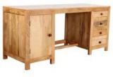 Woodsworth San Juan Study & Laptop Table In Natural Mango Wood Finish