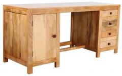 Woodsworth San Juan Study & Laptop Table in Natural Mango Wood Finish