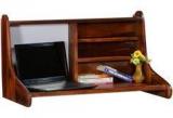 Woodsworth San Juan Wall Mounted Study & Laptop Table In Honey Oak Finish