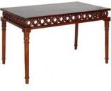 Woodsworth San Luis Dining Table In Dual Tone Finish