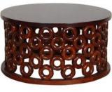 Woodsworth San Luis Round Coffee Table In Dual Tone Finish