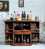 Woodsworth San Marino Bar Cabinet In Provincial Teak Finish